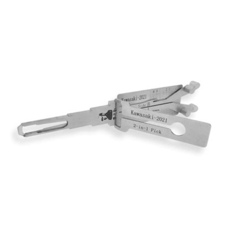 Original Lishi Kawasaki 2021 2-in-1 Pick Tool – Anti Glare
