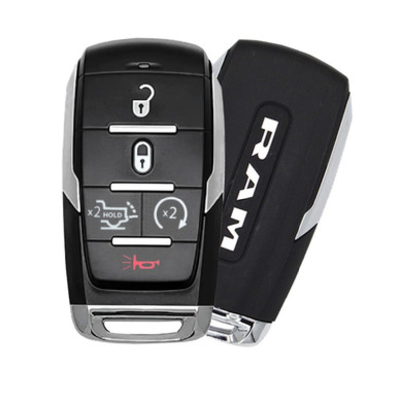 RAM 5 Button Proximity Smart Key OHT4882056, 68523814AA, 433 MHz – Refurbished, Grade A