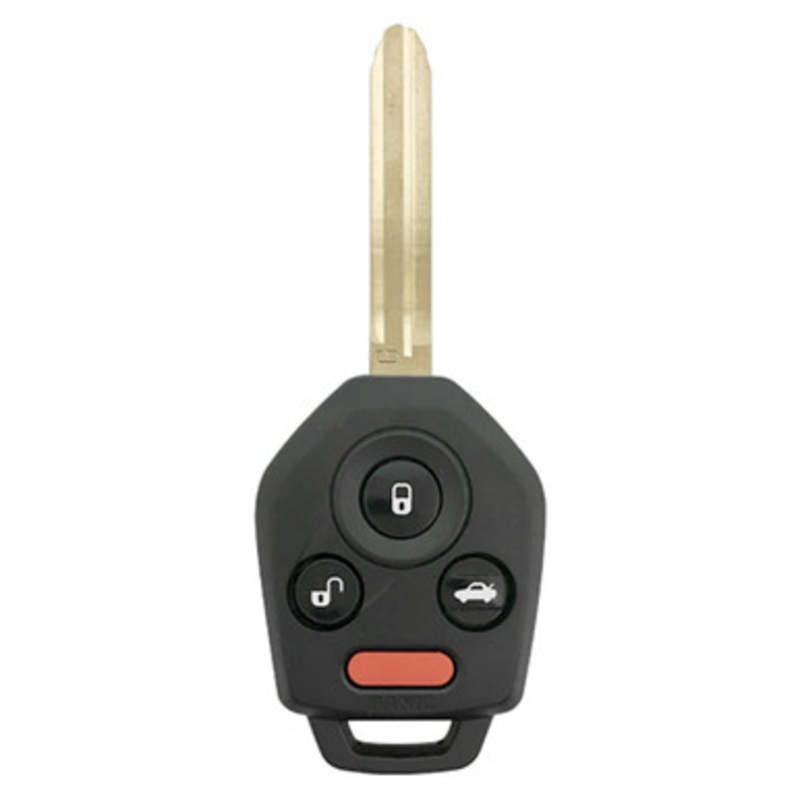 Subaru 4 Button Remote Key Combo CWTB1G077 / 57497-AL27A / B110 / G Chip – Black Pod – Refurbished Recase 182375