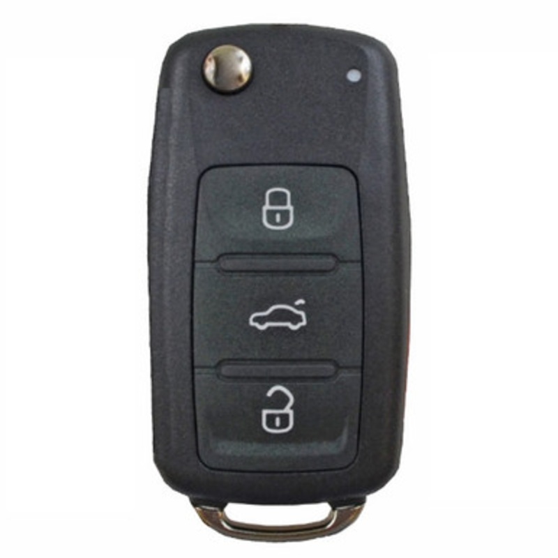 Volkswagen 4 Button Flip Key NBG010180T 5K0837202AE 48 CAN – 315 MHz