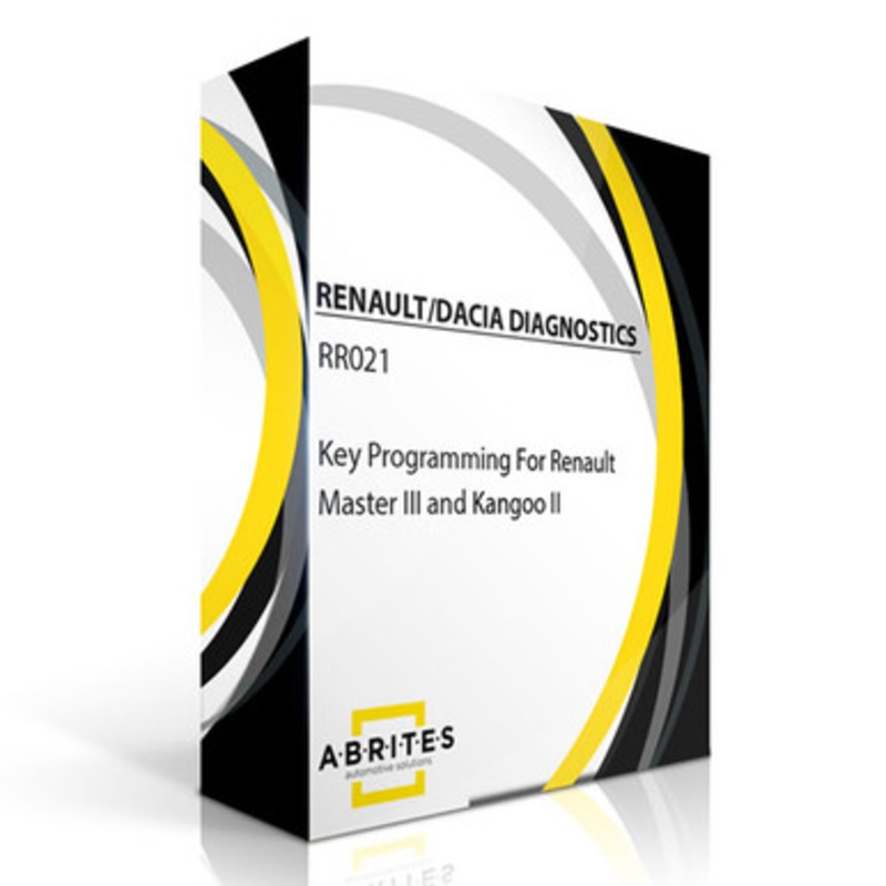 Abrites RR021 Key programming for Renault Master III and Kangoo II, New