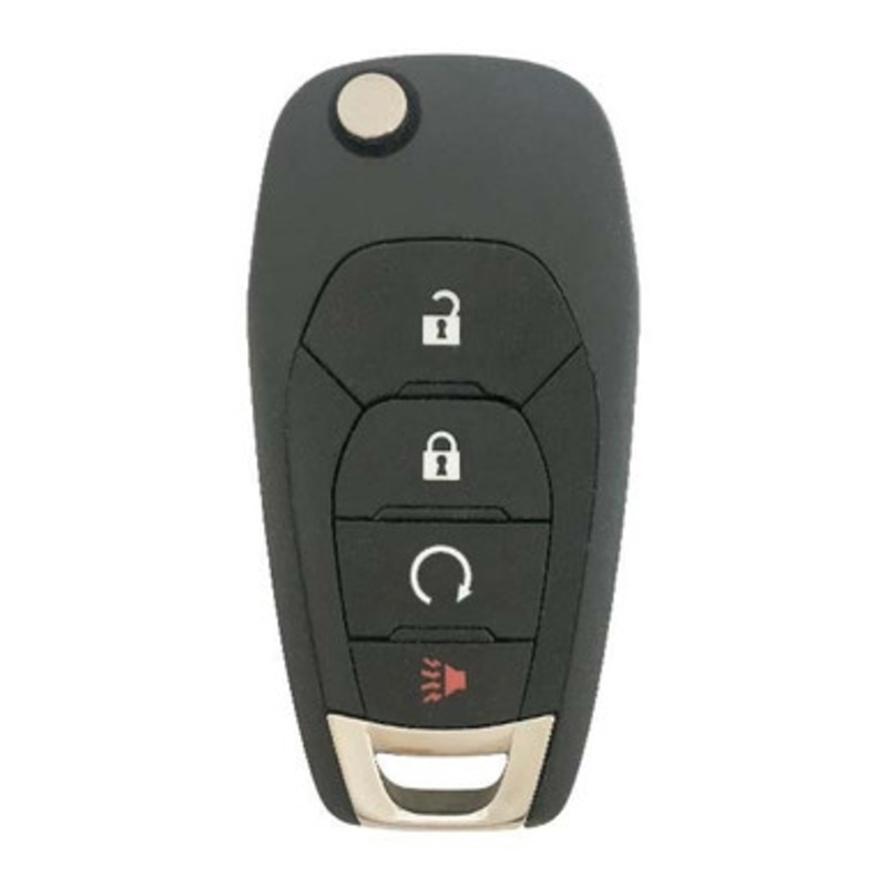 Chevrolet 4 Button Remote Flip Key LXP-T004 13522770, 433 MHz – Refurbished, Grade A