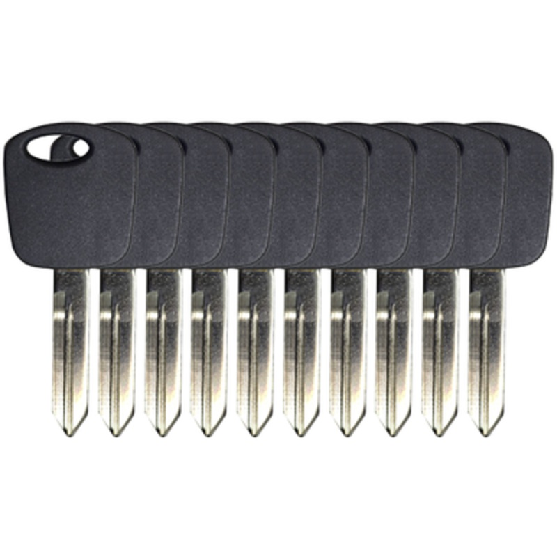 Ford H72-PT Transponder Key, Texas ID 4C, 10 Pack
