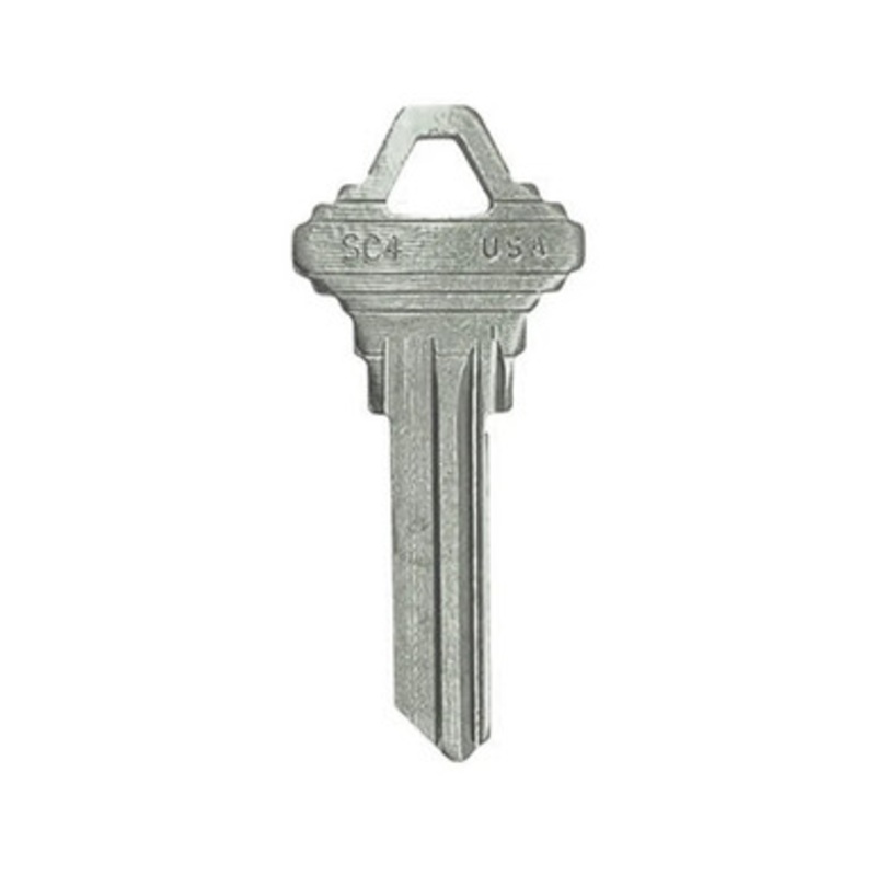 ILCO A1145A SC4 Metal Key Blank –  Nickle Plated Brass – 50 Pack