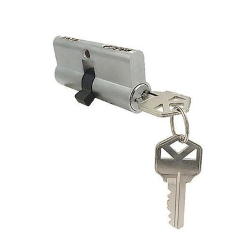 Kenaurd Profile Cylinder  Double Sided  26D  Satin Chrome – (KW1) (2-3/4 70mm)
