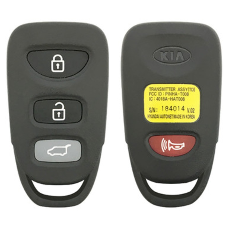 Kia 4-Button Remote PLNHM-T011 95430-1D201 – Refurbished Recase