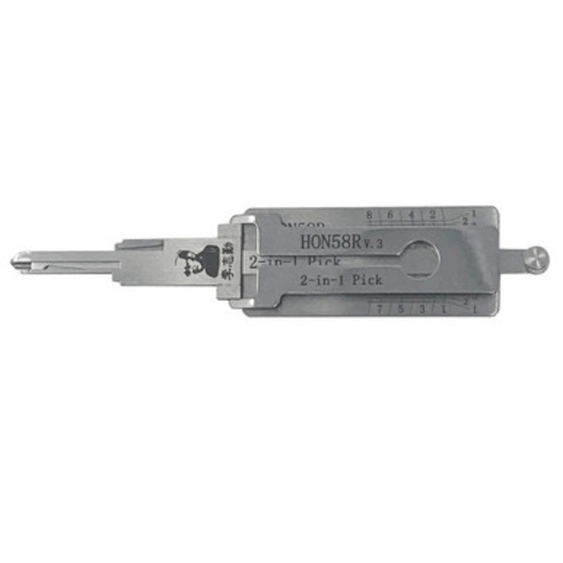Original Lishi HON58R+ HD103 HD106 Honda 2-in-1 Pick – Ignition / Door / Boot