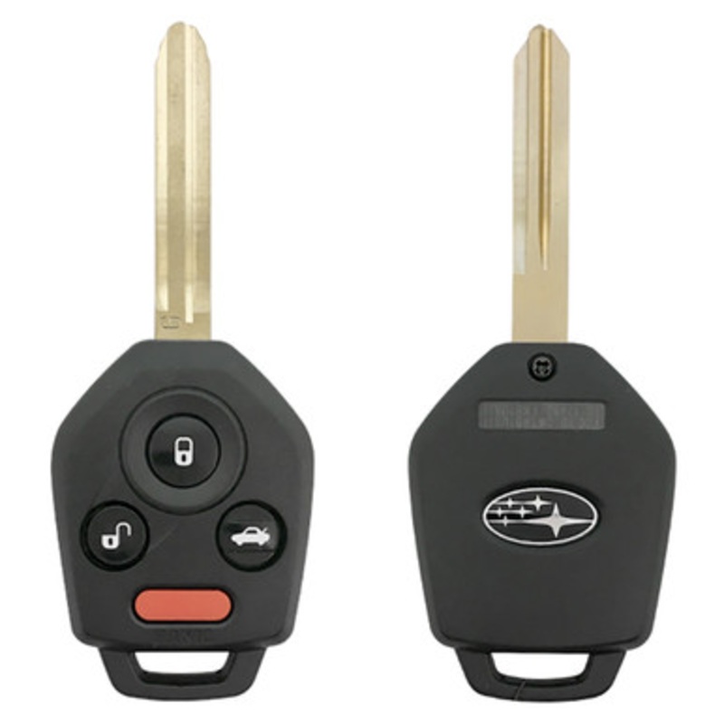 Subaru 4 Button Remote Head Key, Mexico – CWTWBU811, 57497-XA20A, 315 MHz – Refurbished, Recase