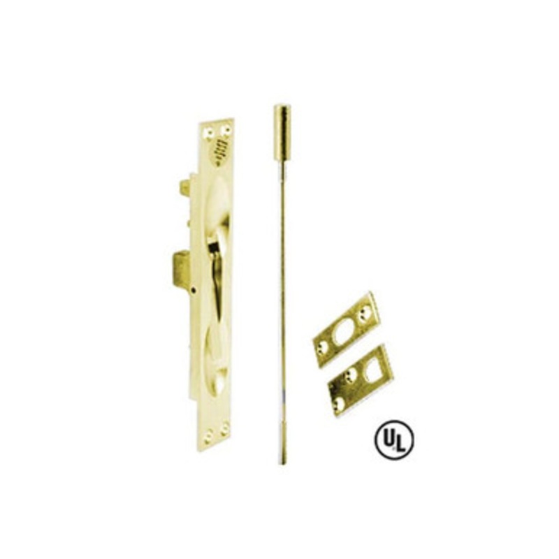 DON-JO 1555-605 Flush Bolt For Metal Door-Brass