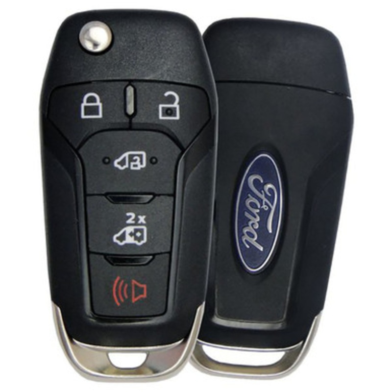 Ford Transit 5 Button Remote Flip Key N5F-A08TAA, 164-R8255, 315 MHz – Refurbished, Grade A