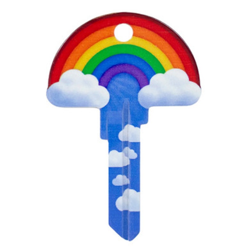 Lucky Line Key Shapes Rainbow – 5 Pack – Schlage SC