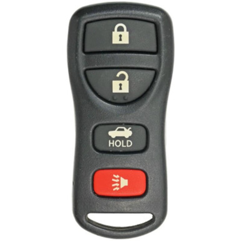 Nissan 4 Button Remote CWTWB1U758, 315 MHz – Refurbished, Recase