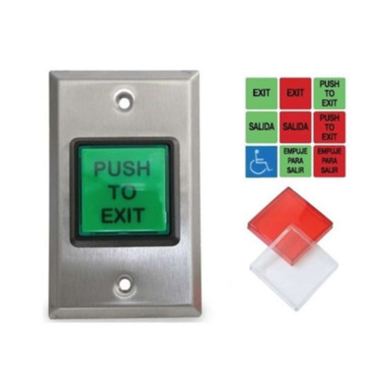 RCI 972-32D All-In One English – Spanish Illuminated Pushbutton – Momentary