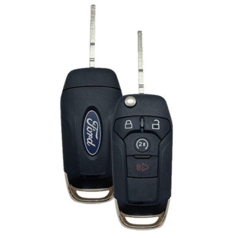 Strattec Ford 4-Button Remote Flip Key N5F-A08TDA 5942038 / 164-R8263 902 MHz, New