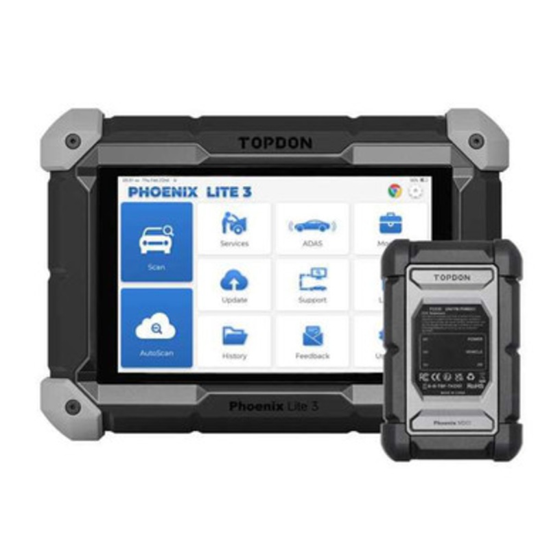 Topdon Phoenix Lite 3 – 8 inch OE-Level Scan Tool / Bi-Directional Control / Service Functions