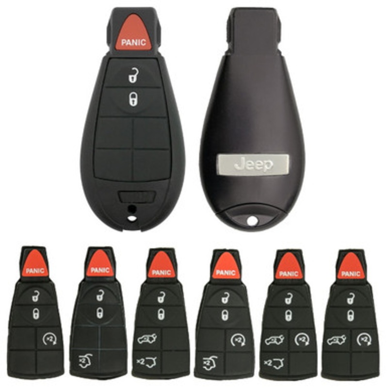 Jeep Fobik Non-Prox Smart Key IYZ-C01C, Multi-Button Options, 433 MHz – Refurbished, Grade A