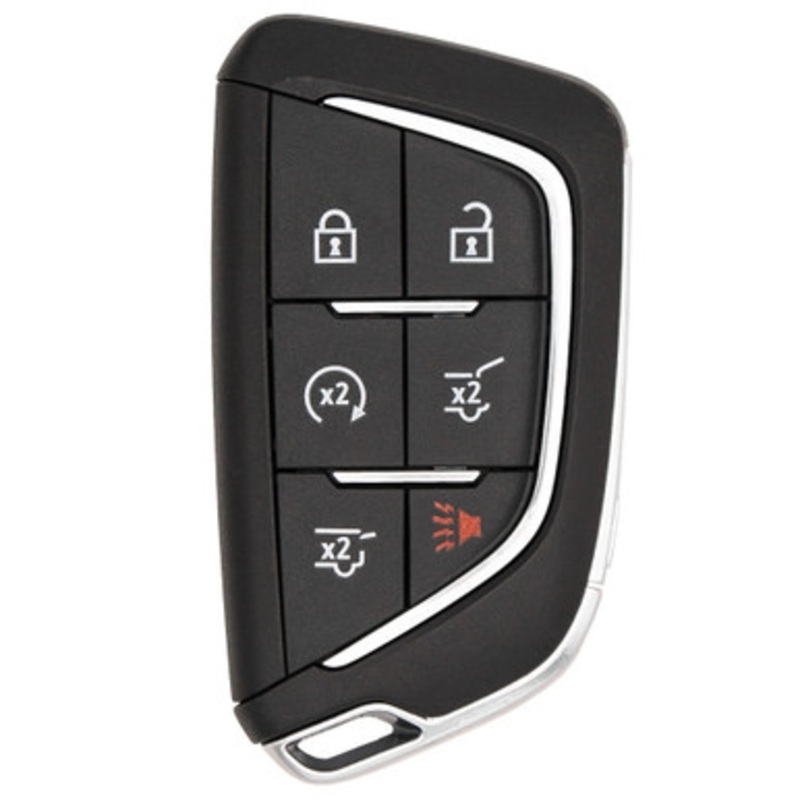 Keyless2Go Cadillac 6 Button Smart Key YGOG20TB1, 13541571, 433 MHz – Premium Aftermarket