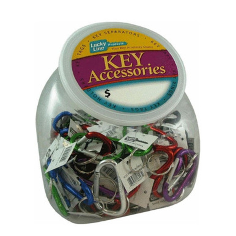 LUCKY LINE 46127 LARGE C-CLIP ALUMINUM – 50 PC JAR