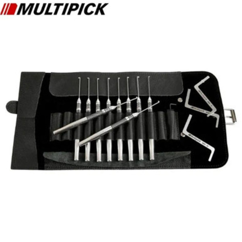 Multipick ELITE G-PRO Dimple Lock Pick Set, Set Of 13 Tools, New
