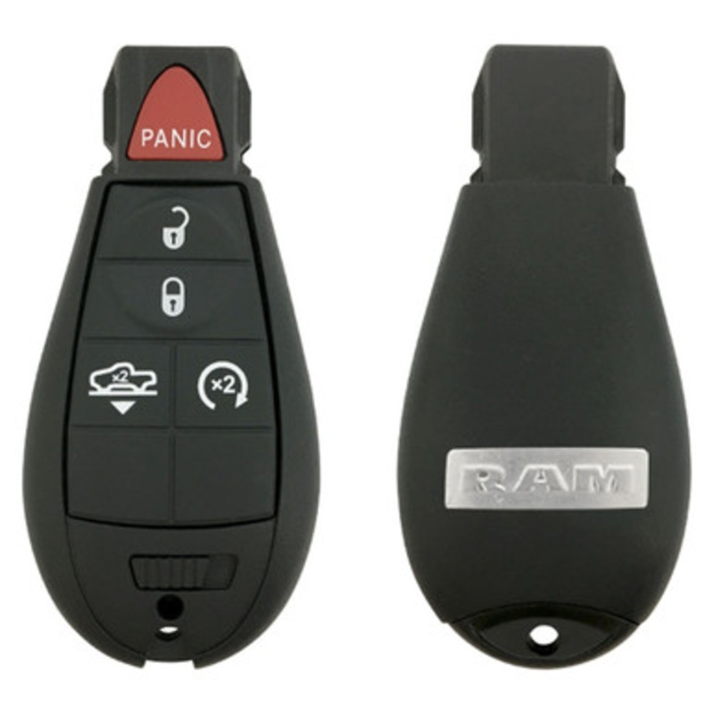RAM 5 Button Fobik Smart Key GQ4-53T, 68159655, 433 MHz – Refurbished, Grade A