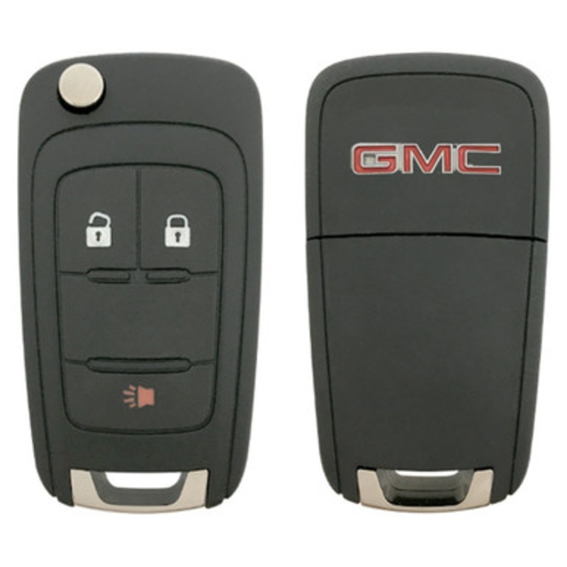 GMC 3 Button Non-PEPS Remote Flip Key OHT01060512, 20873623, 315 MHz – Refurbished, Grade A