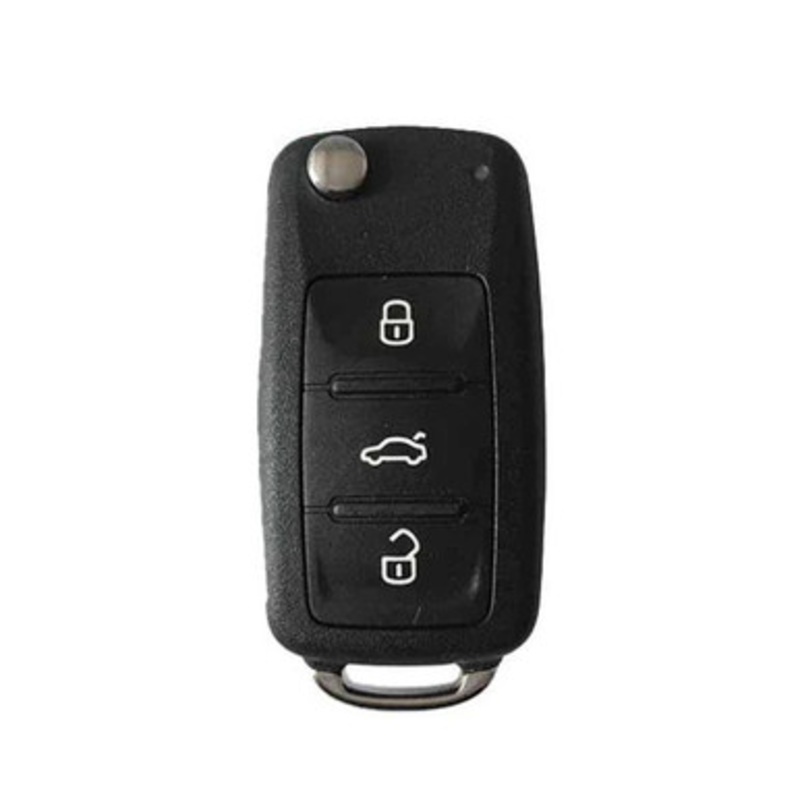 Keyless2Go Volkswagen 4-Button Flip Key NBGFS93N 5K0837202EC 315 MHz, Premium Aftermarket