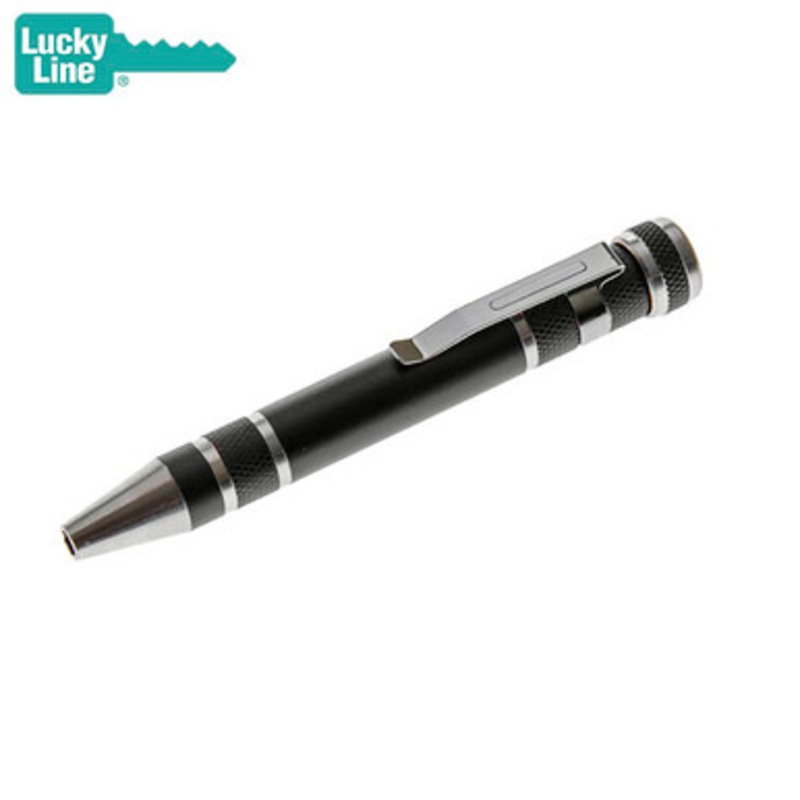 Lucky Line Precision Pen Screwdriver ASSORTED – 1 Pcs – Carded