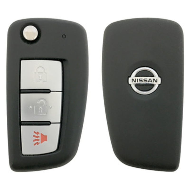 Nissan 3 Button Remote Flip Key CWTWB1G767, 28268-4BA1A, 433 MHz – Refurbished, Grade A