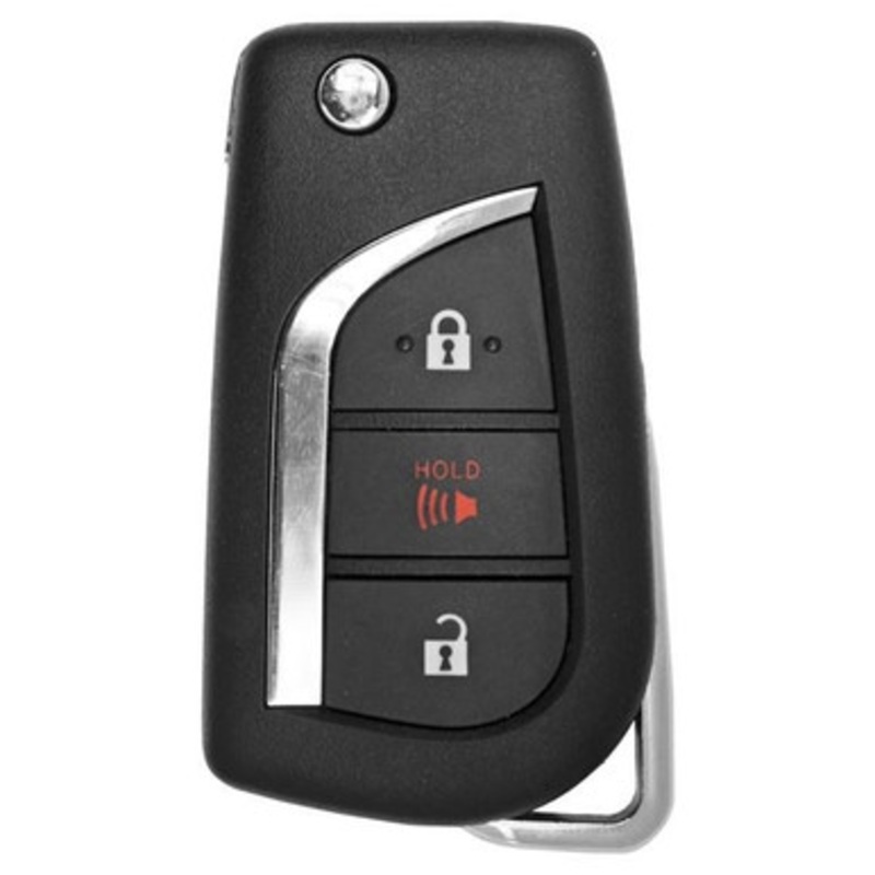 Toyota 3 Button Remote Flip Key HYQ12BFA, 89070-12C20, 315 MHz – Refurbished, Grade A