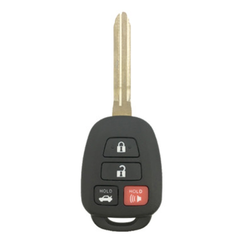 Toyota 4 Button Remote Head Key HYQ12BDM, 89070-06421, 315 MHz, Refurbished Recase