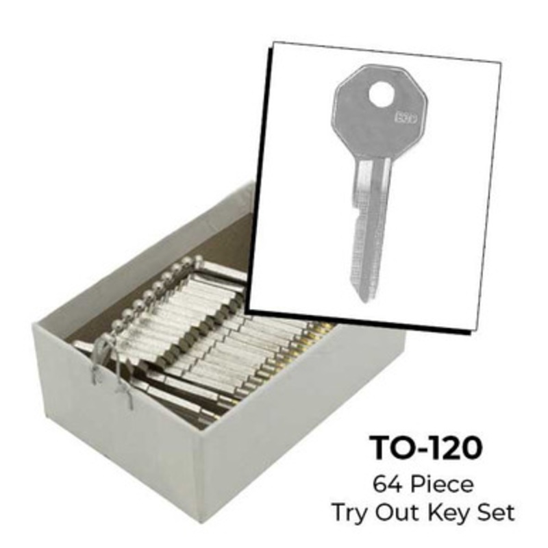 Aerolock TO-120  GM  All Locks Try-Out Key Set – B10 – 64 Keys