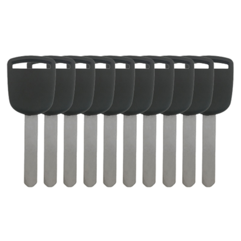 Honda/Acura HO01-PT Transponder Key, Megamos ID 13, 10 Pack