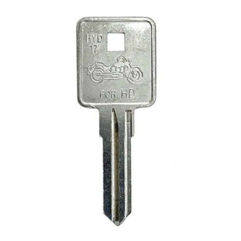 JMA HYD17 Harley Davidson Motorcycle Mechanical Key – 10 PACK