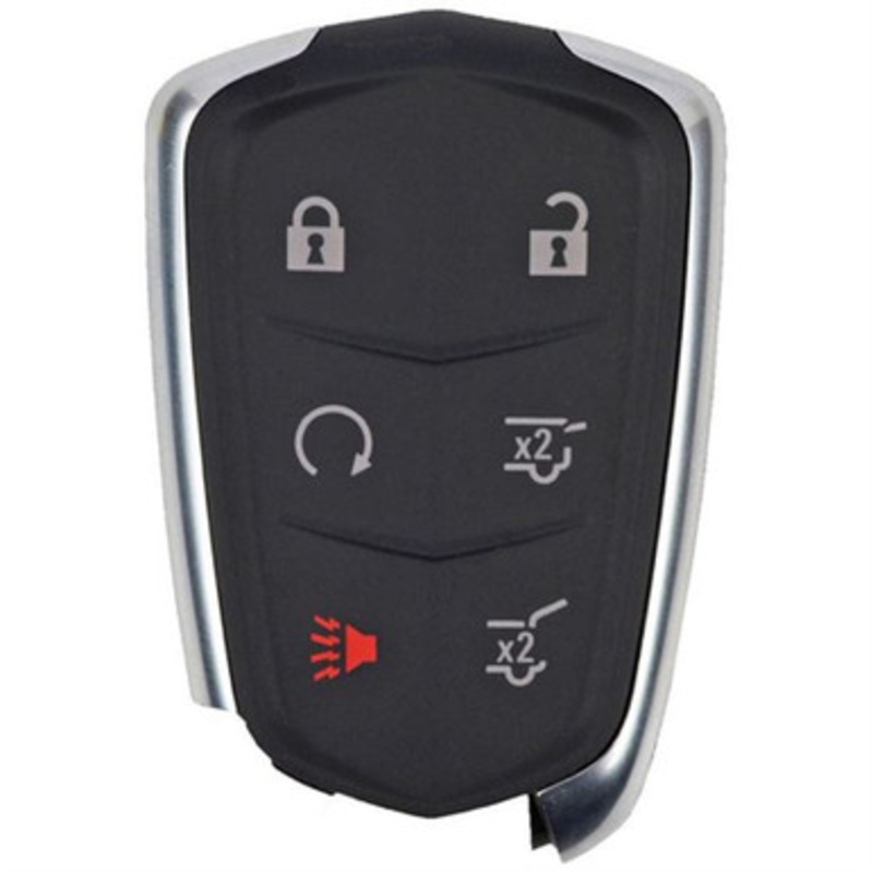 Cadillac 6 Button Smart Key HYQ2EB, 13598512, 433 MHz – Refurbished, Recase