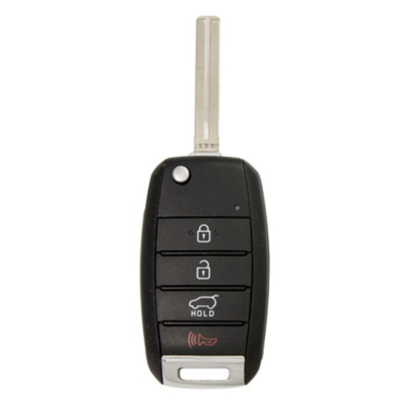 Keyless2Go Kia 4 Button Remote Flip Key TQ8-RKE-4F19 (YP 4BT), 95430-A9100, 433 MHz – Premium Aftermarket