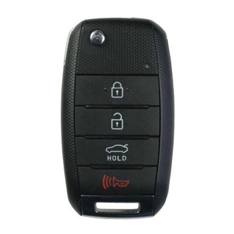 Kia 4 Button Remote Flip Key NYODD4TX1306-TFL, 95430-2T560, 315 MHz – Refurbished, Recase
