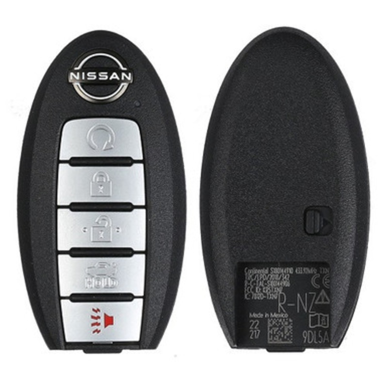 Nissan 5 Button Smart Key KR5TXN7, 285E3-9DL5A, 433 MHz – Refurbished, Grade A
