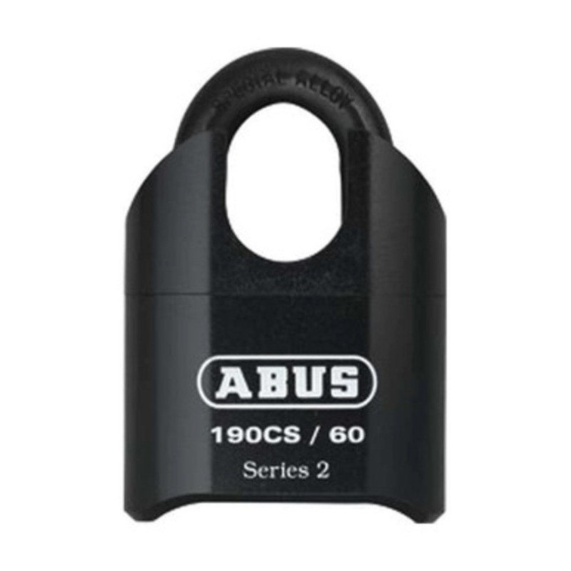 ABUS – 190CS/60 – BLACK HARDENED STEEL JACKET – 4-DIAL RESETTABLE PADLOCK