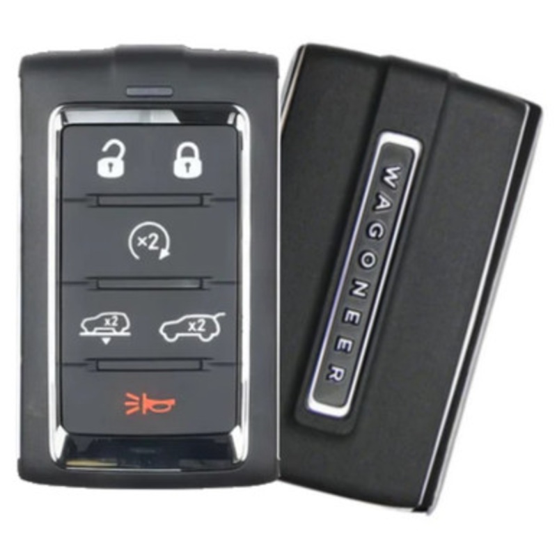 Jeep Wagoneer 6 Button Smart Key 2BAHD-KFW1, 68577130AC, 433 MHz – New OEM
