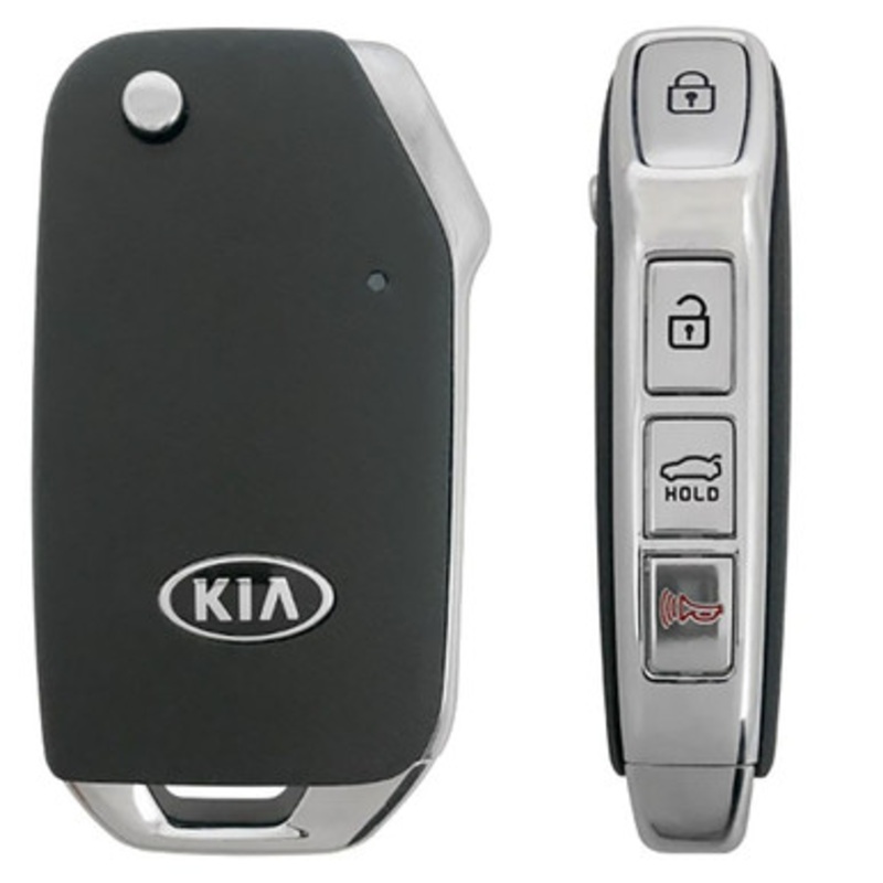 Kia 4 Button Remote Flip Key CQOTD00660, 95430-M6000, 433 MHz – Refurbished, Grade A
