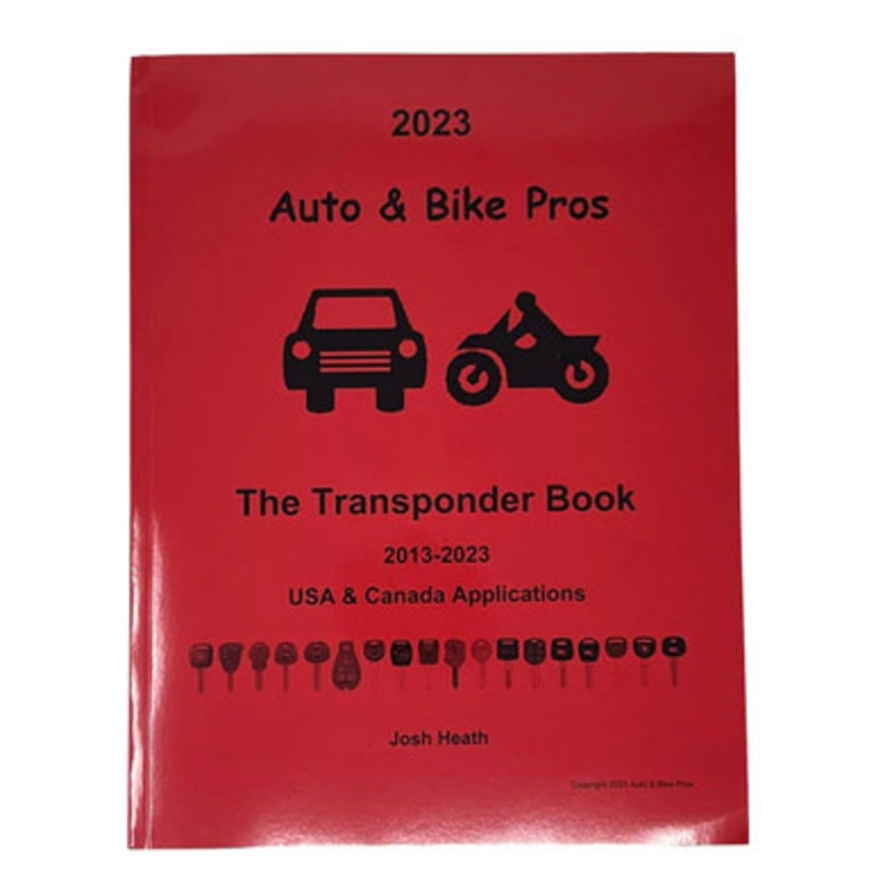 The Transponder Book – 2013-2023 – Auto & Bikes Pros – Josh Heath