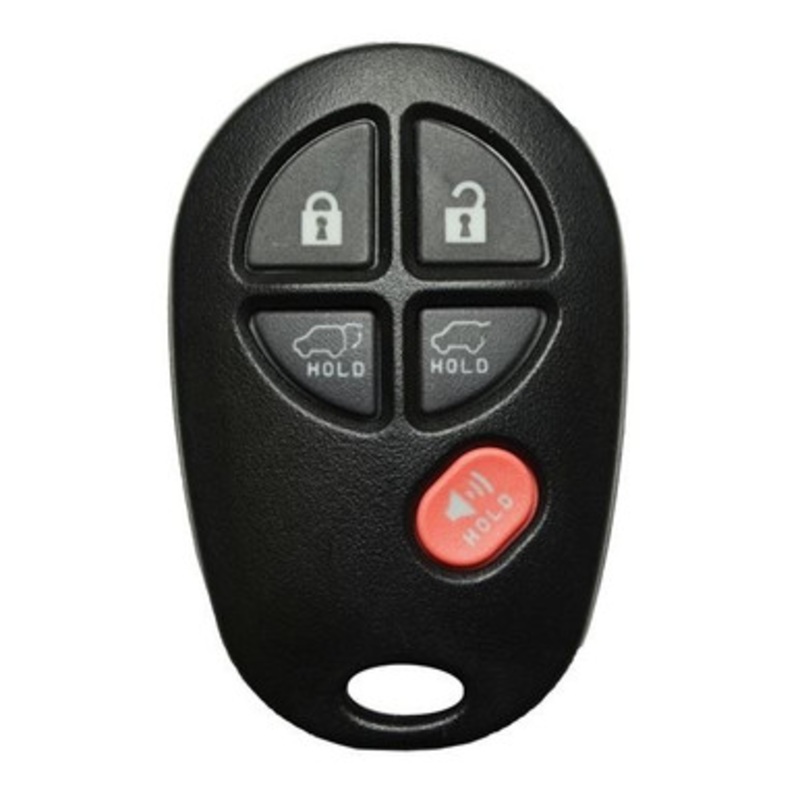 Toyota 5-Button Remote GQ43VT20T 89742-0W020 – Refurbished Recase