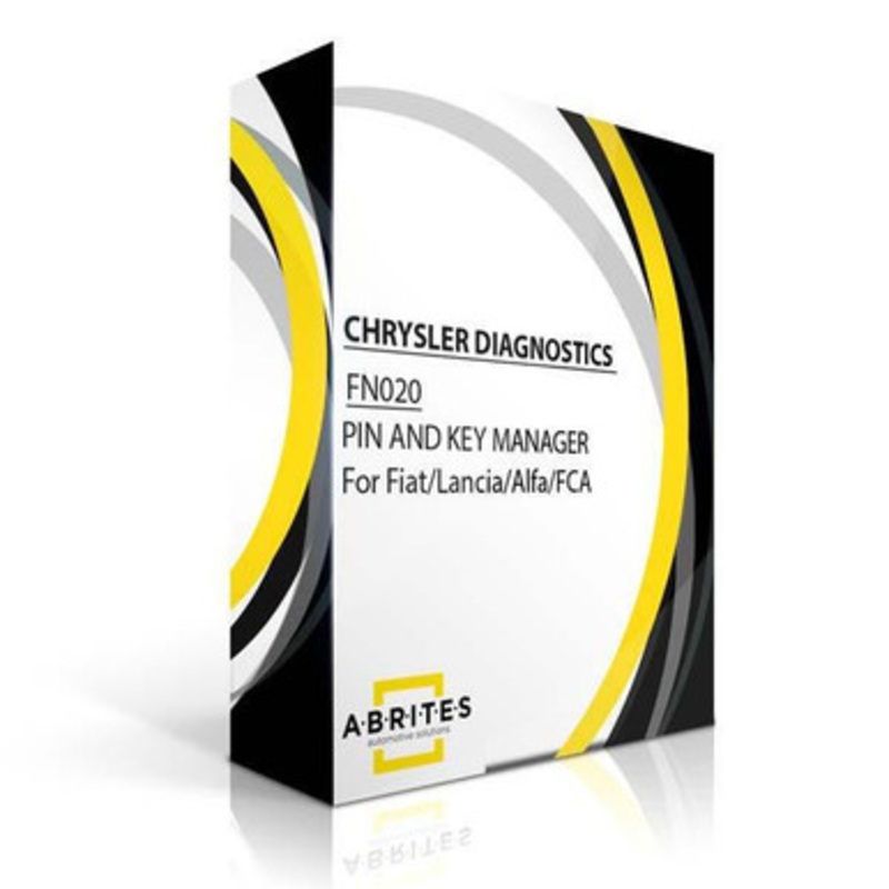 ABRITES FN020- PIN and Key Manager for FCA vehicles – Software