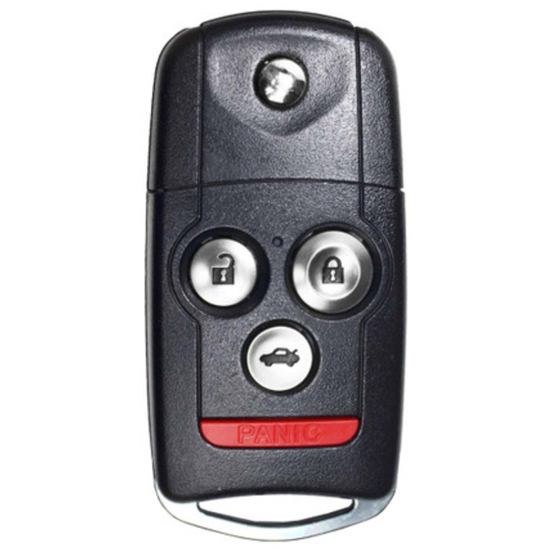 Acura 4 Button Remote Head Flip Key MLBHLIK-1T, 35113-TK4-A00, 315 MHz – Refurbished, Recase
