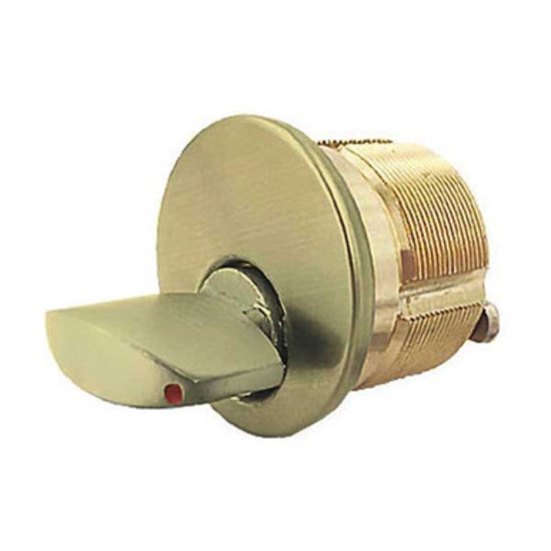 Kenaurd Premium Thumb-Turn Mortise Cylinder – 1 – US3 – Polished Brass