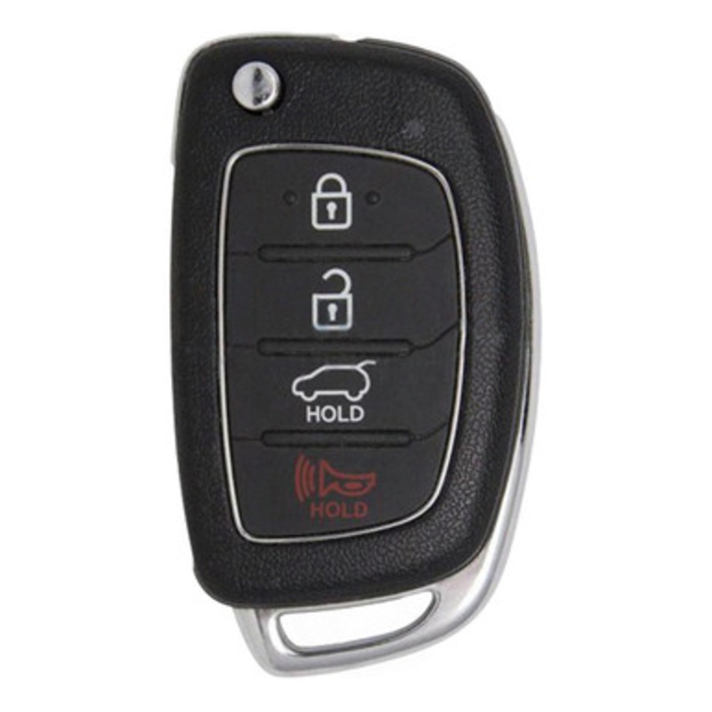 Keyless2Go Hyundai 4 Button Remote Flip Key TQ8-RKE-4F25, 95430-D3010, 433 MHz – Premium Aftermarket