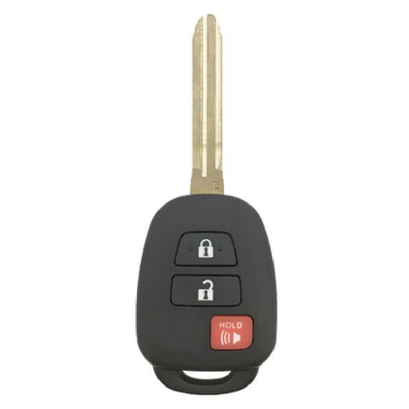Toyota 3-Button Remote Head Key HYQ12BGG 89070-04060 315 MHz, Refurbished Recase