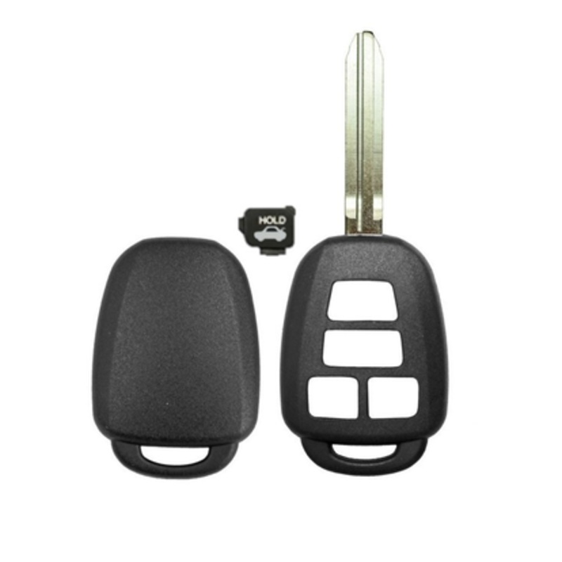 Toyota 4-Button Remote Head Key Shell – Aftermarket