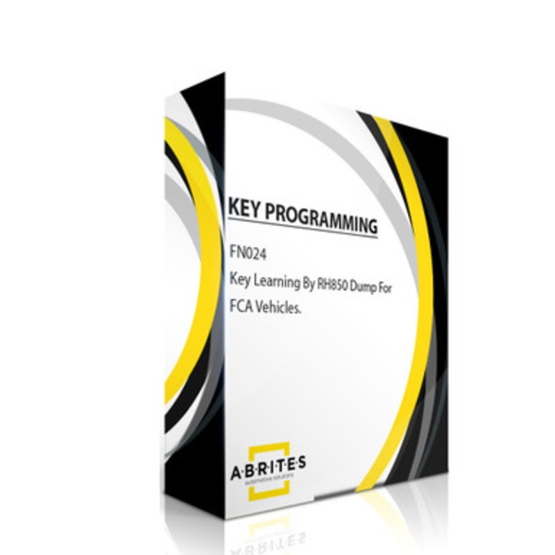 Abrites FN024 – Key Learning by RH850 Dump for FCA Vehicles