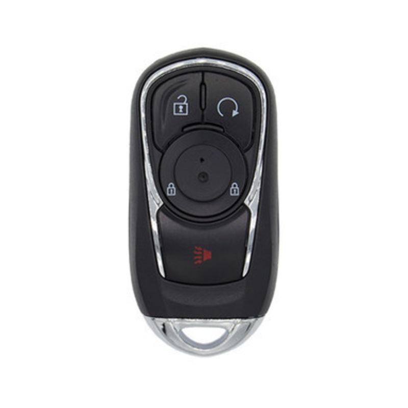 Buick 4-Button Shell For FCC ID HYQ4AA, Standard Aftermarket